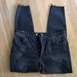 Kut from the Kloth Donna Skinny Distressed High Waisted Jeans
